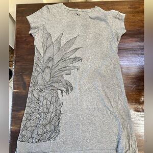 Life Is Good pineapple tshirt dress